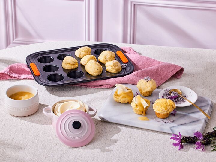Mini-Scones mit Lavendel und Zitrone