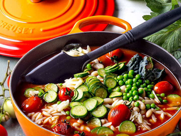 Minestrone aux légumes verts